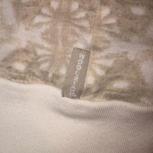 Woolrich L Ivory Taupe Cotton Full Zip Hoodie - Picture 8 of 11